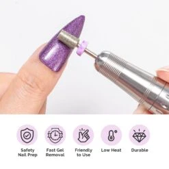 10Pcs Diamond Nail Drill Bit Set With 40Pcs Sanding Bands (#120#180#240 Grits) -Melody Susie 5 9b954680 ec2f 4518 ab50 f94002802a43