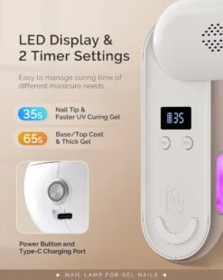 P-Plus20F Innovative UV Protection Rechargeable UV/LED Nail Lamp 27 P-Plus20F Innovative UV Protection Rechargeable UV/LED Nail Lamp -Melody Susie 5 b3d655bd 3d53 4f3e 9e8e 99f16703ef27 1