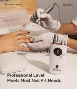 Manicure Beginner SC320F Nail Drill Kit - Rose Gold -Melody Susie 6 028179cb 08e9 4d20 96f3 eb9c2c829ed4