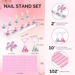2 Sets Acrylic Magnetic Nail Stand And 102pcs Reusable Adhesive Putty 13 2 Sets Acrylic Magnetic Nail Stand And 102pcs Reusable Adhesive Putty -Melody Susie 6 56b3c7a7 7555 429c bdf0 d45ba2222625