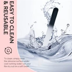 4Pcs Double Sided 360 Grit Glass Nail File Set -Melody Susie 6 56d7cd92 d97d 4447 98b3 89b64fbfd745