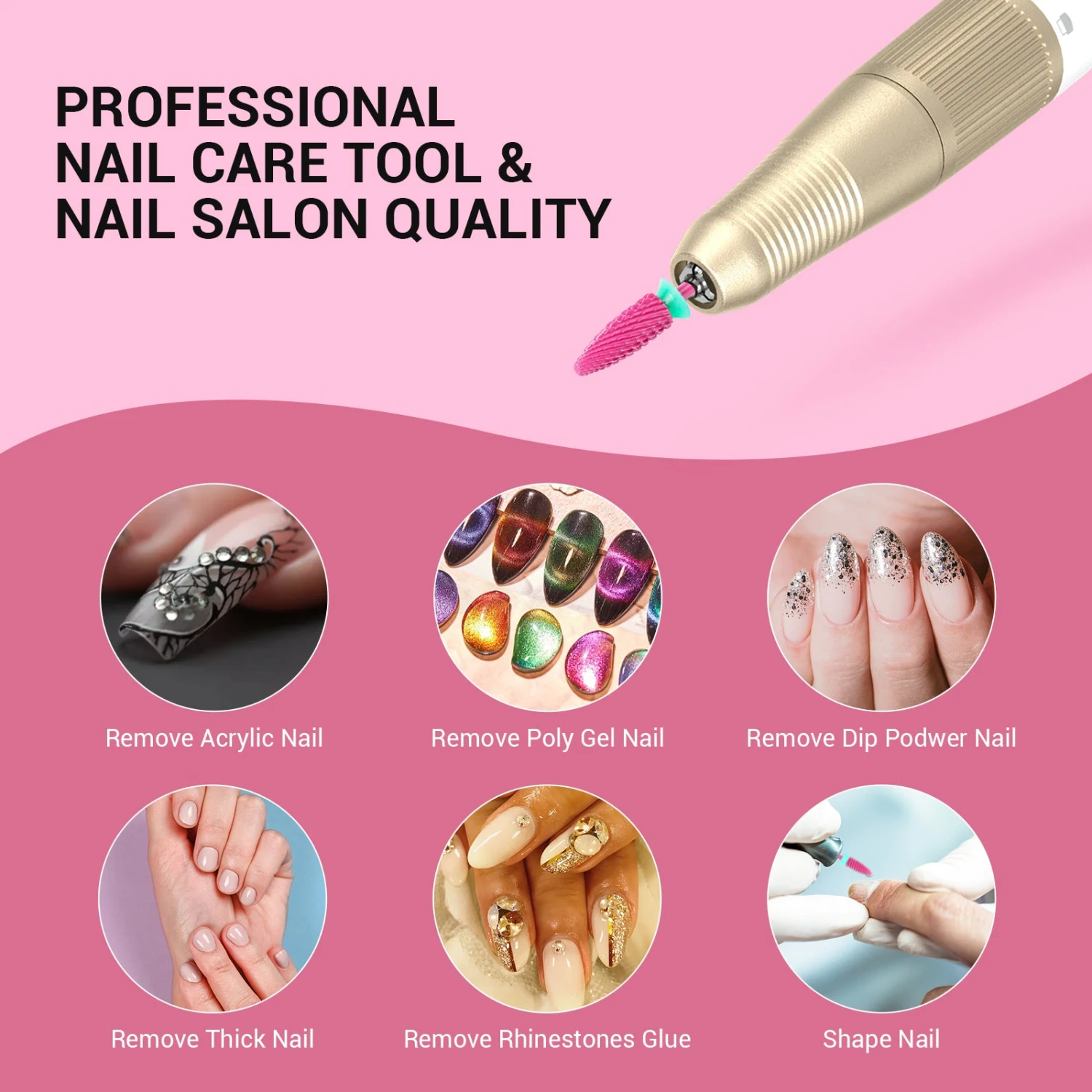 Long Flame Tungsten Carbide Nail Drill Bit 11 Long Flame Tungsten Carbide Nail Drill Bit - Image 9