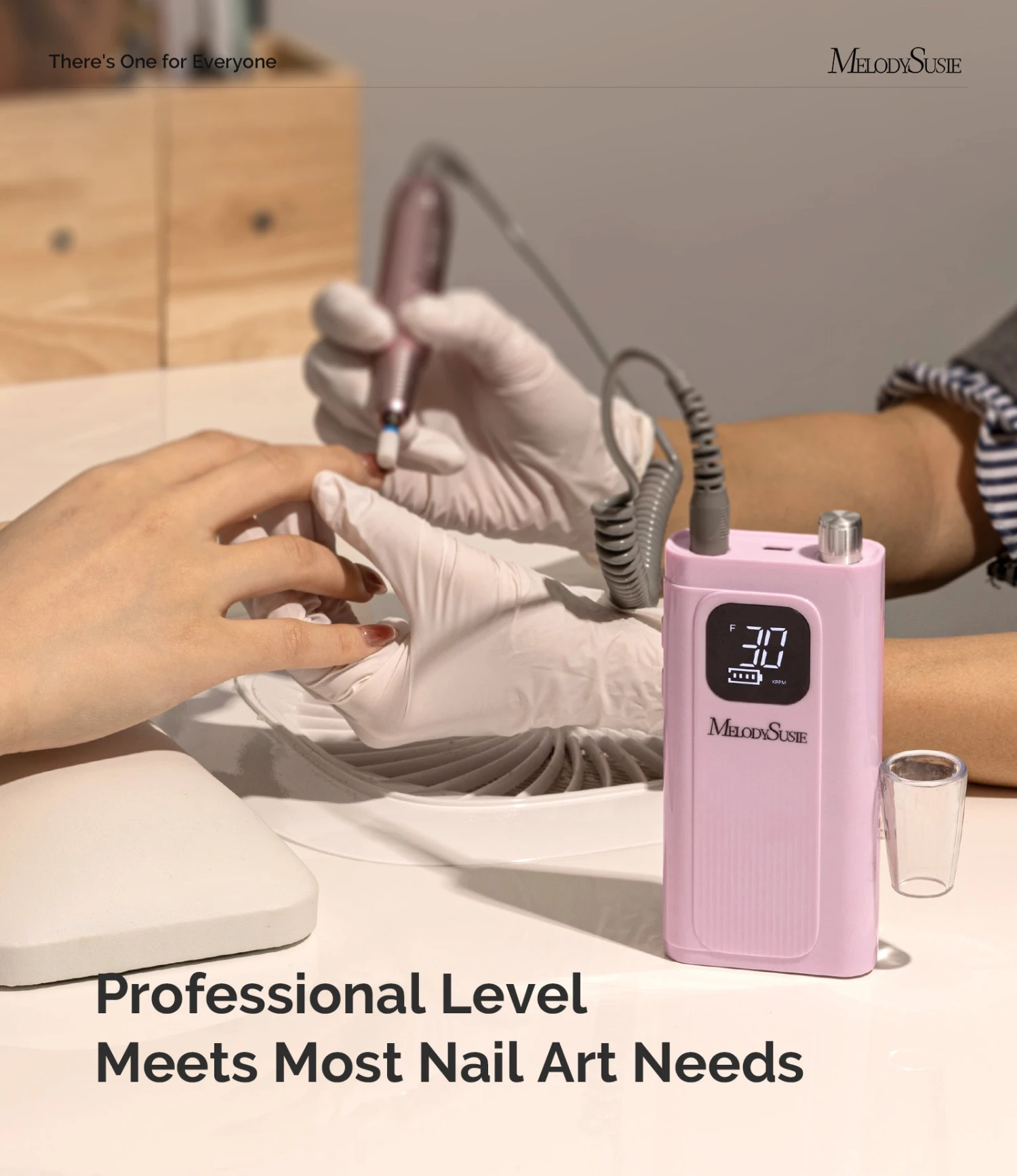 SC300F Rechargeable Nail Drill 30000RPM Set 7 SC300F Rechargeable Nail Drill 30000RPM Set - Image 5