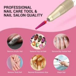 Super Long 5 In 1 Tungsten Carbide Nail Drill Bit -Melody Susie 71nERd34taL. SL1500