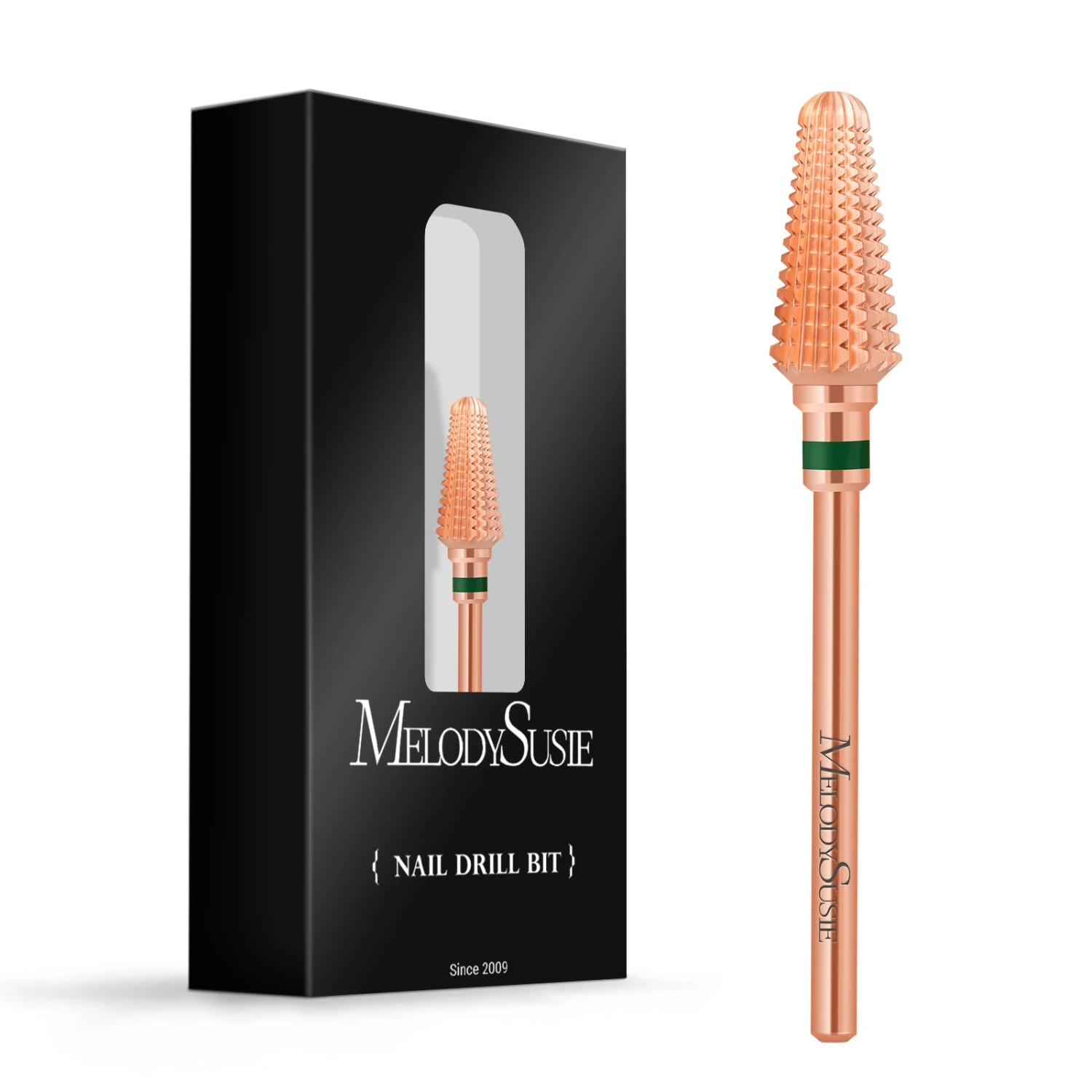 Tornado Tungsten Carbide Nail Drill Bits - Rose Gold 12 Tornado Tungsten Carbide Nail Drill Bits - Rose Gold - Image 10