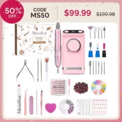 SM320G Rechargeable 35000RPM Nail Drill Gift Box