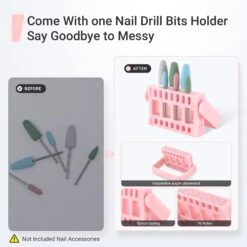 6Pcs Polish Pedicure Nail Drill Bits With 16 Holes Bits Holder Set 18 6Pcs Polish Pedicure Nail Drill Bits With 16 Holes Bits Holder Set -Melody Susie 7 4259df16 2cbd 424f 8d72 593fe8e13b0f
