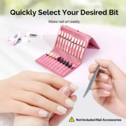 Nail Drill Bits Folding Storage Bag With Gift Box -Melody Susie 7 b17abddf 352c 47d6 8d0e 88bbf5bedf58