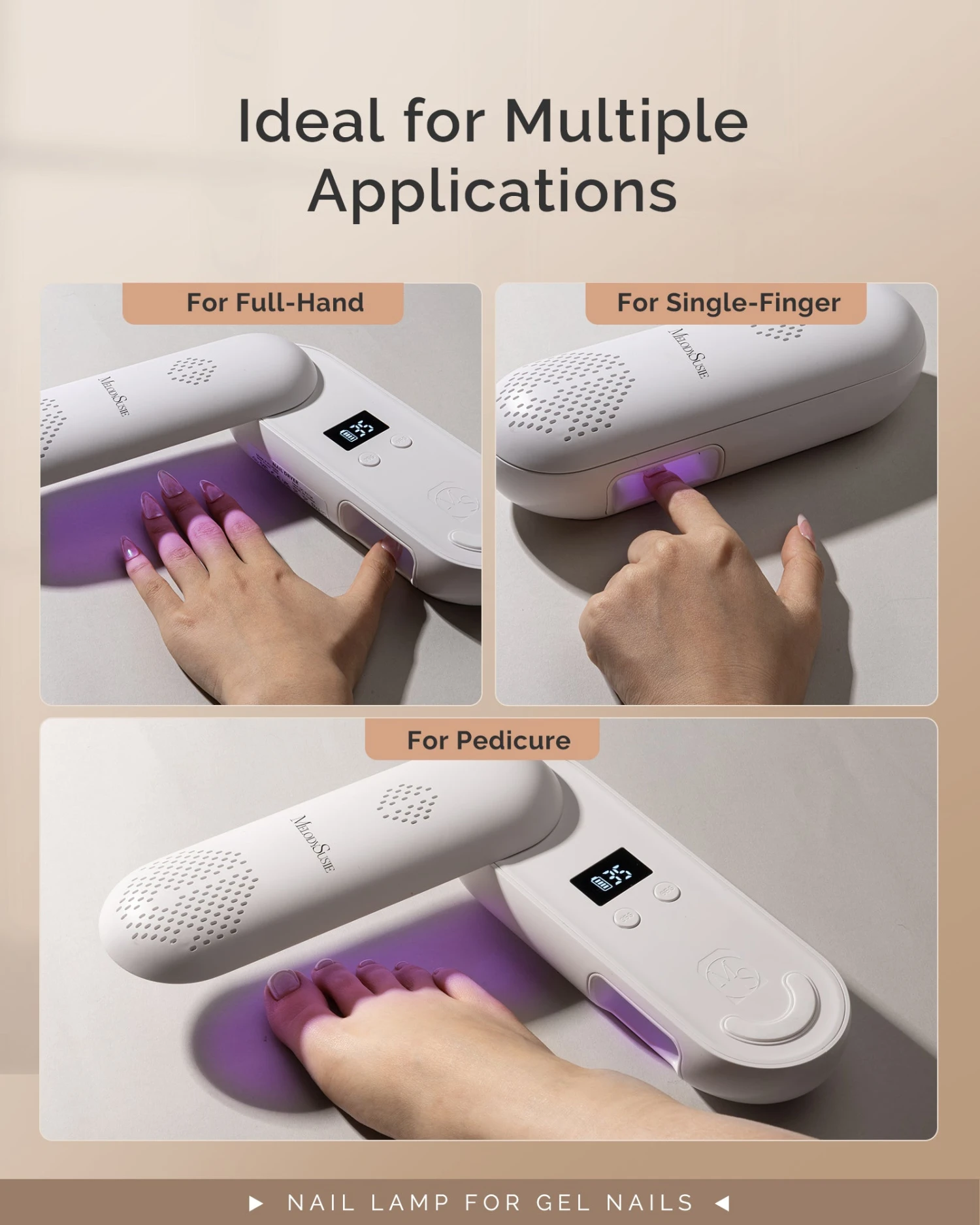 P-Plus20F Innovative UV Protection Rechargeable UV/LED Nail Lamp 10 P-Plus20F Innovative UV Protection Rechargeable UV/LED Nail Lamp - Image 8