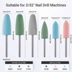 6Pcs Polish Pedicure Nail Drill Bits With 16 Holes Bits Holder Set 19 6Pcs Polish Pedicure Nail Drill Bits With 16 Holes Bits Holder Set -Melody Susie 8 220ff186 8c16 4b21 9c7c 102b5328d30d