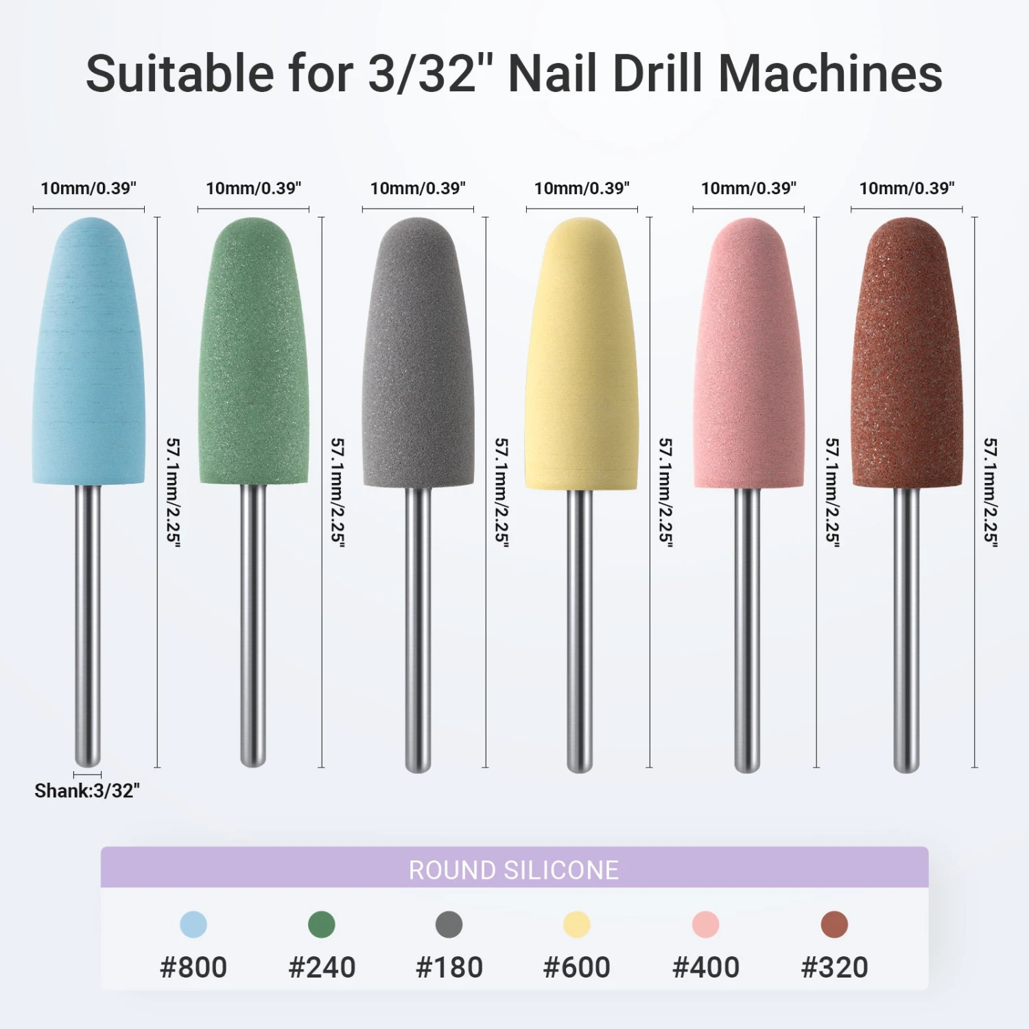 6Pcs Polish Pedicure Nail Drill Bits With 16 Holes Bits Holder Set 14 6Pcs Polish Pedicure Nail Drill Bits With 16 Holes Bits Holder Set - Image 12
