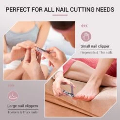 Stainless Steel Nail Clippers 3 In 1 Kit - Pink -Melody Susie 8 76363b7a 703c 405a b2d1 97ba6f51ae13