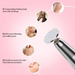 60 Pcs Replacement Sandpaper Discs With 25mm Metal Nail Drill Bit -Melody Susie 9 2 ba99abde f5df 4351 957d 71ffe82387de