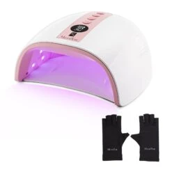 P-PLUS30G Rechargeable Cordless UV/LED Nail Lamp With UV Glove