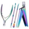 Acrylic Nail Clippers 4 In 1 Kit-Rainbow