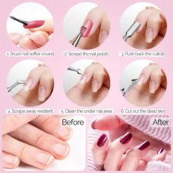 Acrylic Nail Clipper 4 In 1 Kit Pink -Melody Susie A 4pcsPinkSet 08