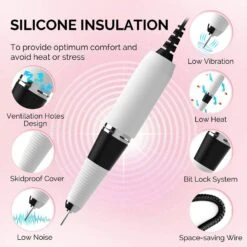 Artemis(SC300I) Rechargeable Nail Drill Sets -Melody Susie Black 02 f82a8cf6 0895 480b a0e5 f75f14dc7b3a