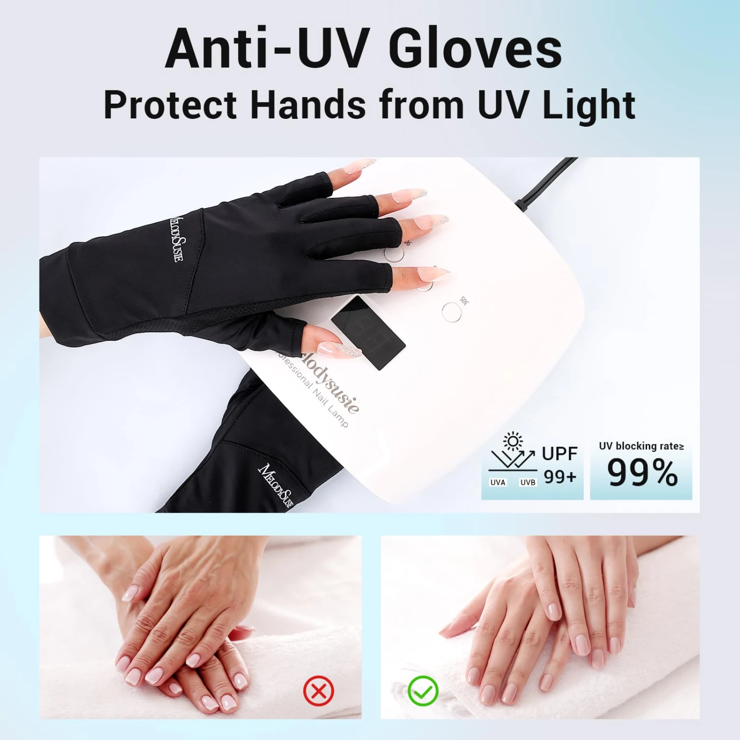 Premium UV Shield Manicure Gloves 5 Premium UV Shield Manicure Gloves - Image 3