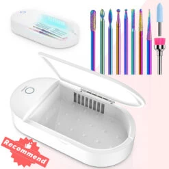 Colorful Diamond Cuticle Nail Drill Bits Set 10Pcs -Melody Susie Colorful Diamond Cuticle Nail Drill Bits Set 10Pcs Sanitizer Box 01 3cea9819 cc34 4233 b7da 167c2d293ead