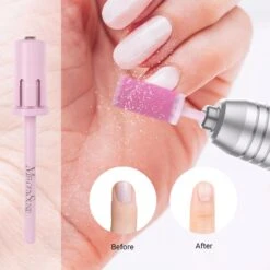 Crystal Top Barrel Shaped Mandrel Bit -Melody Susie CrystalTopMandrelBitRosePink 06