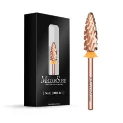 Long Flame Tungsten Carbide Nail Drill Bits -Melody Susie DoubleCoarse 2XCLongFlameBit 01