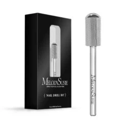 Round Top Large Barrel Carbide Nail Drill Bits-Coarse C (1 Pc) -Melody Susie DoubleFine 2XFSilver 01