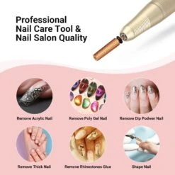 Super Long Tapered Tungsten Carbide Nail Drill Bit -Melody Susie ExtraCoarse XCRoseGold 06 1ed28300 23f7 4f38 84a3 da37d0e83bf4