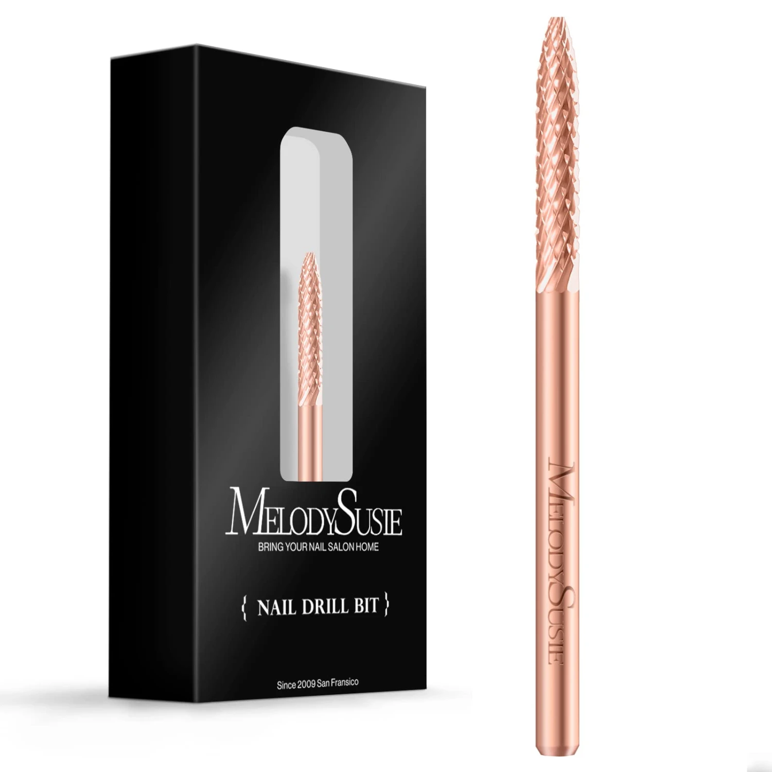 Tungsten Carbide Safety Under Nail Cleaner Nail Drill Bit Rose Gold 8 Tungsten Carbide Safety Under Nail Cleaner Nail Drill Bit Rose Gold - Image 7