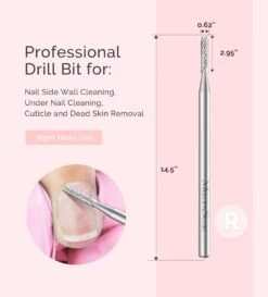 Small Round Barrel Tungsten Carbide Nail Drill Bit 15 Small Round Barrel Tungsten Carbide Nail Drill Bit -Melody Susie Fine FSmallRoundBarrelBit 03