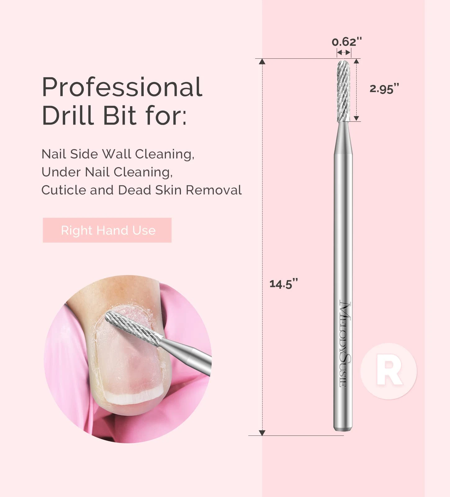 Small Round Barrel Tungsten Carbide Nail Drill Bit 6 Small Round Barrel Tungsten Carbide Nail Drill Bit - Image 4