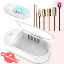 Gold Carbide Nail Drill Bits Set (7Pcs) -Melody Susie Gold Carbide Nail Drill Bits Set 7Pcs Sanitizer Box 01 cb27d767 7711 4465 855c ef1f9991e610