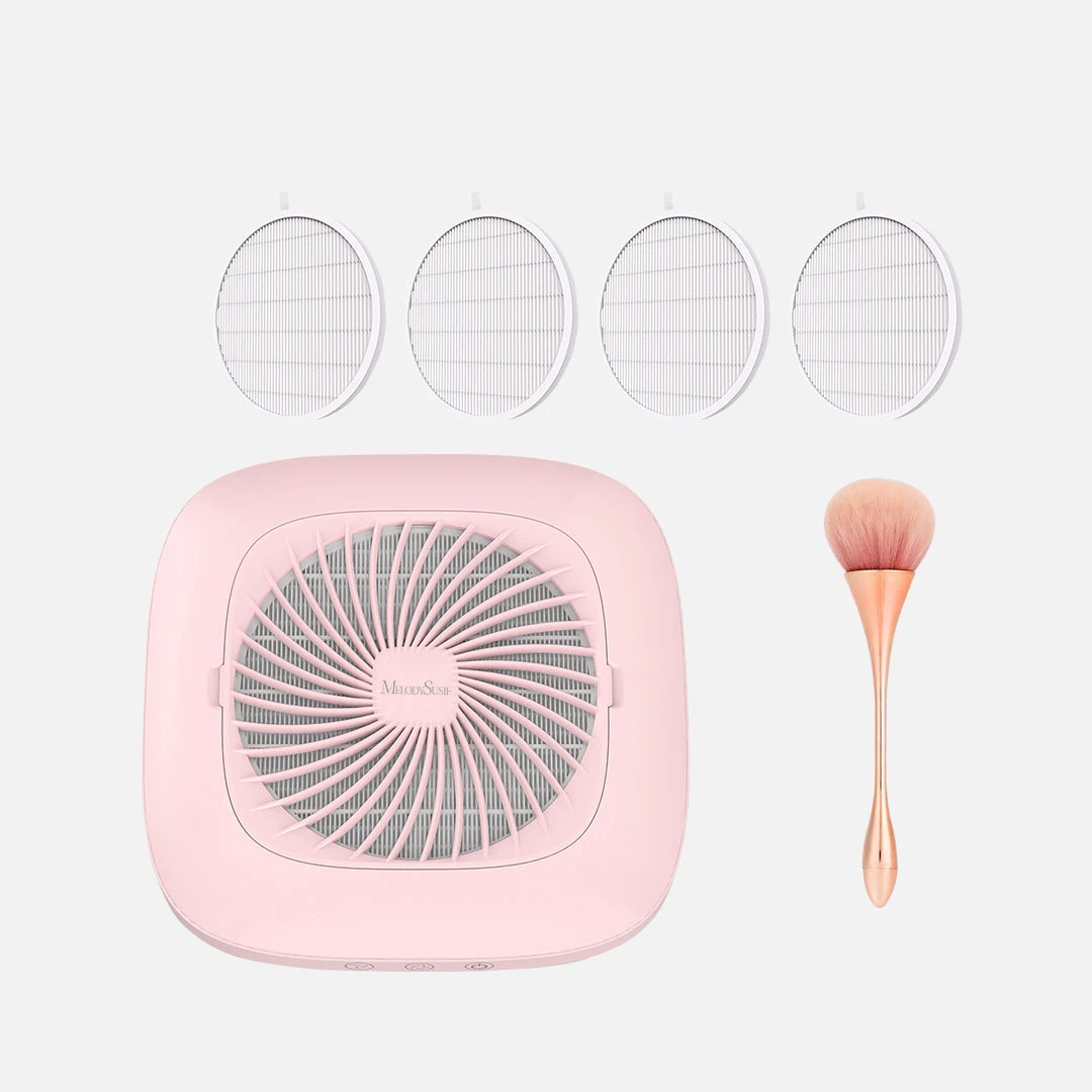 Nail Dust Collector-Pink 3 Nail Dust Collector-Pink