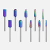 New Colorful Tungsten Carbide Nail Drill Bits Set (10pcs) -Melody Susie MKT 05 09 525 019906