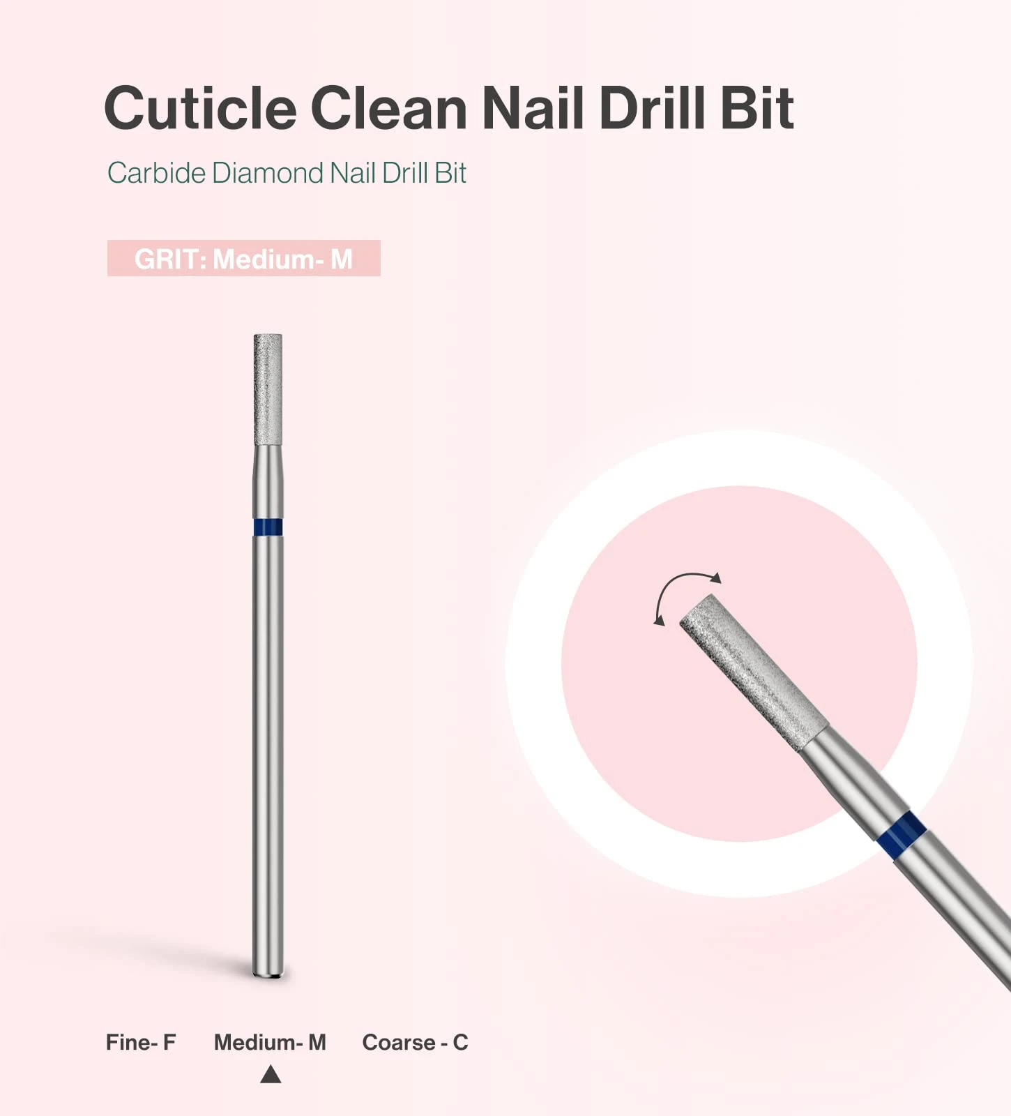 2mm Barrel Shape Carbide Diamond Under Nail Cleaner Nail Drill Bit 4 2mm Barrel Shape Carbide Diamond Under Nail Cleaner Nail Drill Bit - Image 2