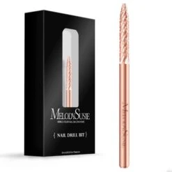 Tungsten Carbide Safety Under Nail Cleaner Nail Drill Bit Rose Gold 19 Tungsten Carbide Safety Under Nail Cleaner Nail Drill Bit Rose Gold -Melody Susie Medium MRoseGoldUnderNailCleanerBit