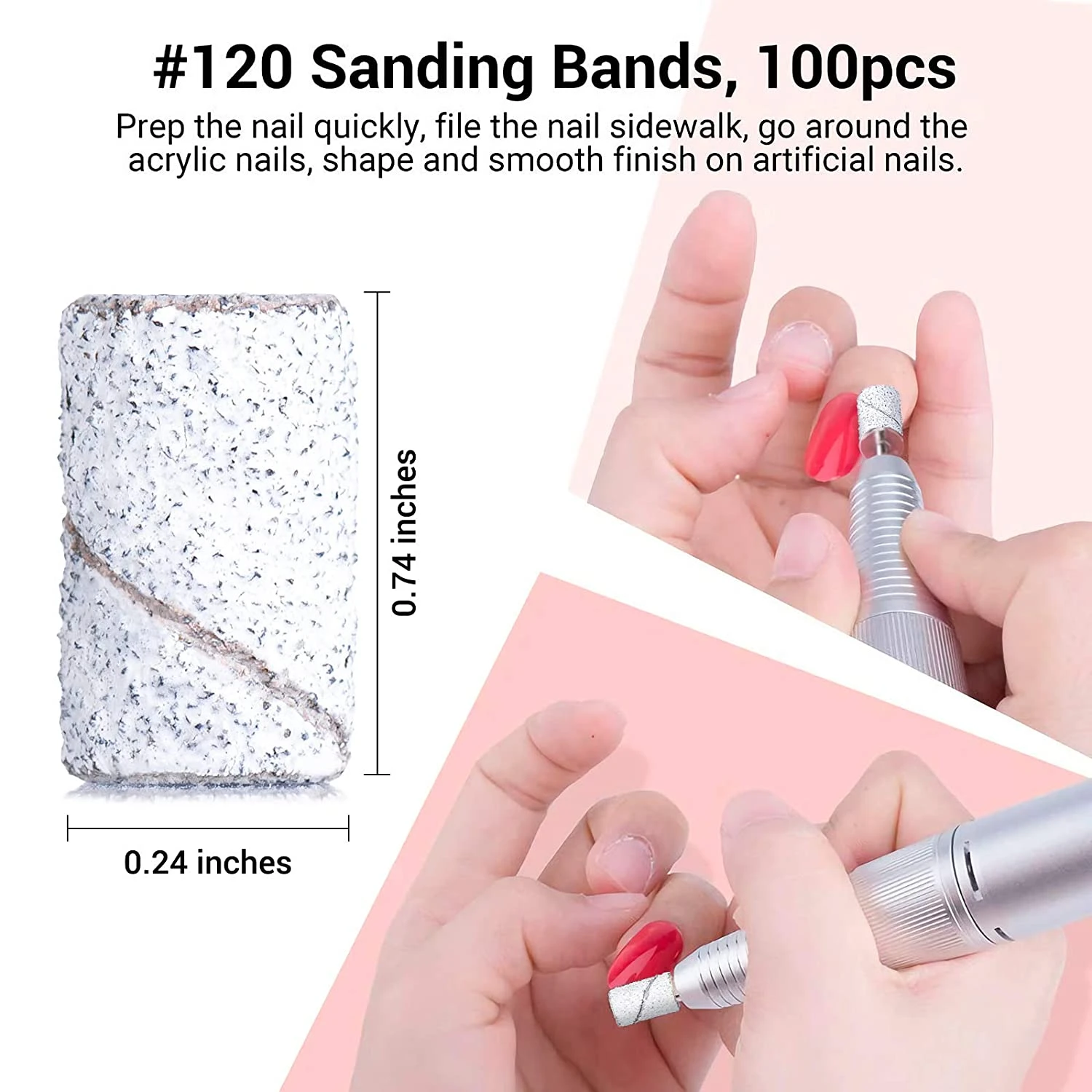 Colorful 300pcs Professional Sanding Bands 5 Colorful 300pcs Professional Sanding Bands - Image 3