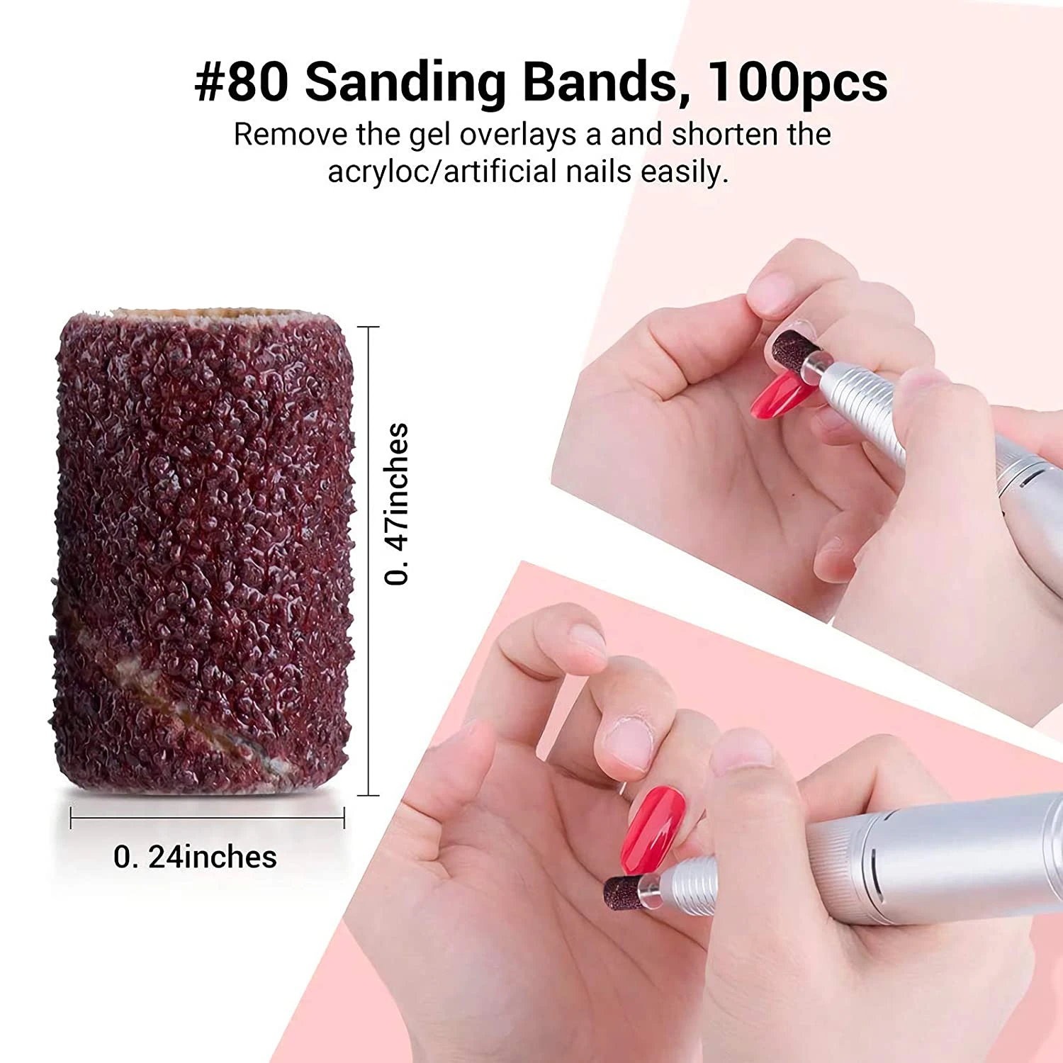 Colorful 300pcs Professional Sanding Bands 7 Colorful 300pcs Professional Sanding Bands - Image 5