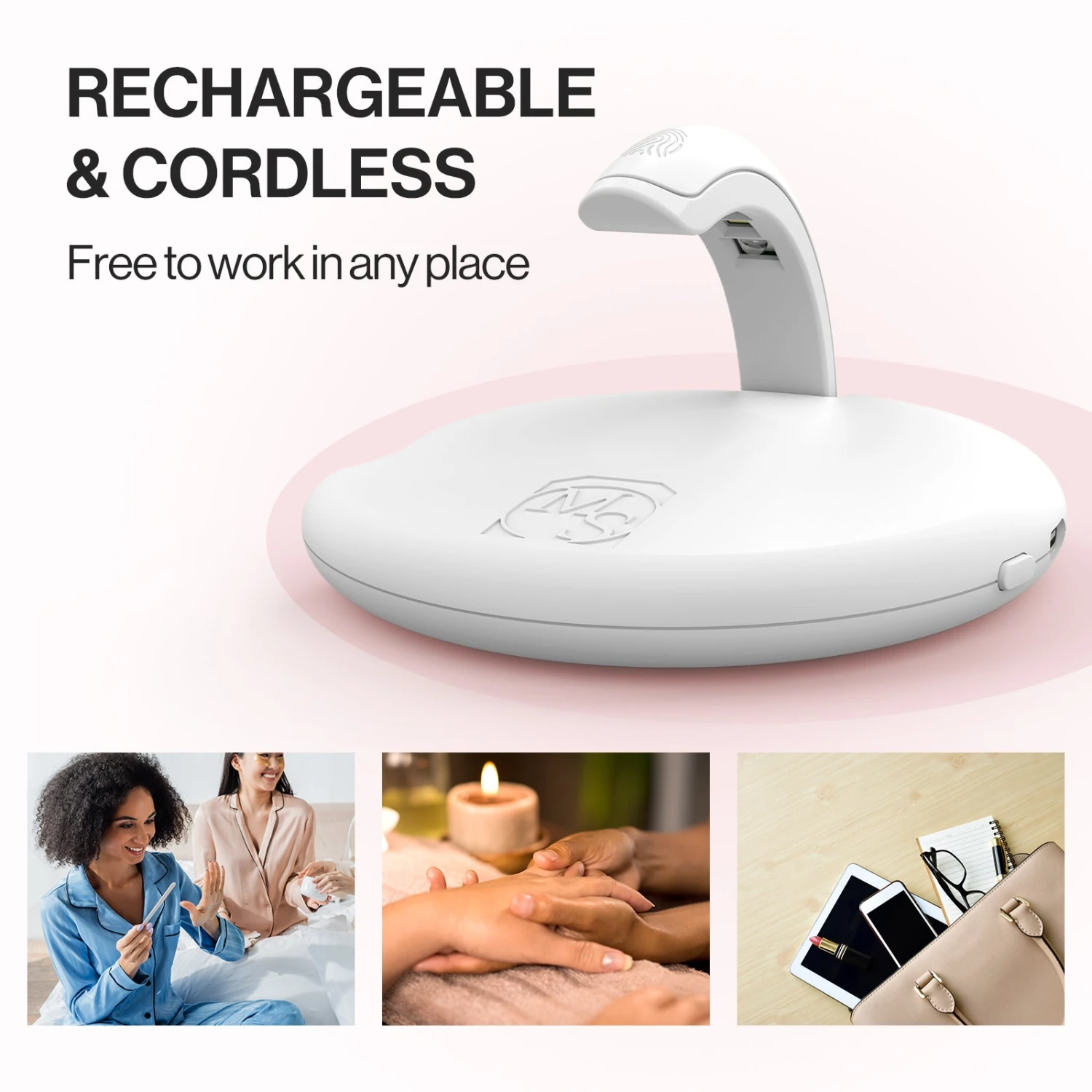 Rechargeable P-Art05M Mini 2 In 1 LED/UV Nail Art Lamp 6 Rechargeable P-Art05M Mini 2 In 1 LED/UV Nail Art Lamp - Image 4