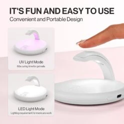 Rechargeable P-Art05M Mini 2 In 1 LED/UV Nail Art Lamp 15 Rechargeable P-Art05M Mini 2 In 1 LED/UV Nail Art Lamp -Melody Susie P8 3