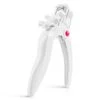 Rotary Adjustable Stainless Steel Acrylic Nail Clippers -Melody Susie SKU 02 WhiteNailClipper