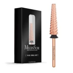 Super Long 5 In 1 Tungsten Carbide Nail Drill Bit (Rose-Gold) -Melody Susie SKU 03 ExtraCoarse XCRoseGold