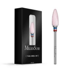 Ceramic Nail Drill Bits Pink -Melody Susie SKU 03 Fine FPink