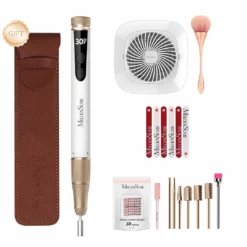 SM180F Portable & Stepless Speed Rechargeable Nail Drill 30000RPM -Melody Susie SM180dust free