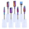Colorful Tungsten Carbide Nail Drill Bits Set (7pcs) -Melody Susie Tungsten Carbide Bit Set 7Pcs 1