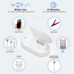 Professional Ceramic Nail Drill Bits Set (5Pcs) 19 Professional Ceramic Nail Drill Bits Set (5Pcs) -Melody Susie UV Light Sanitizer Box 02 7579bcb5 57ee 4b43 be72 37f3a9c160a9