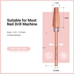 5 In 1 Pro Multi-function Mixed Sizes Tungsten Carbide Nail Drill Bit 17 5 In 1 Pro Multi-function Mixed Sizes Tungsten Carbide Nail Drill Bit -Melody Susie XXC M XXFRoseGold 05