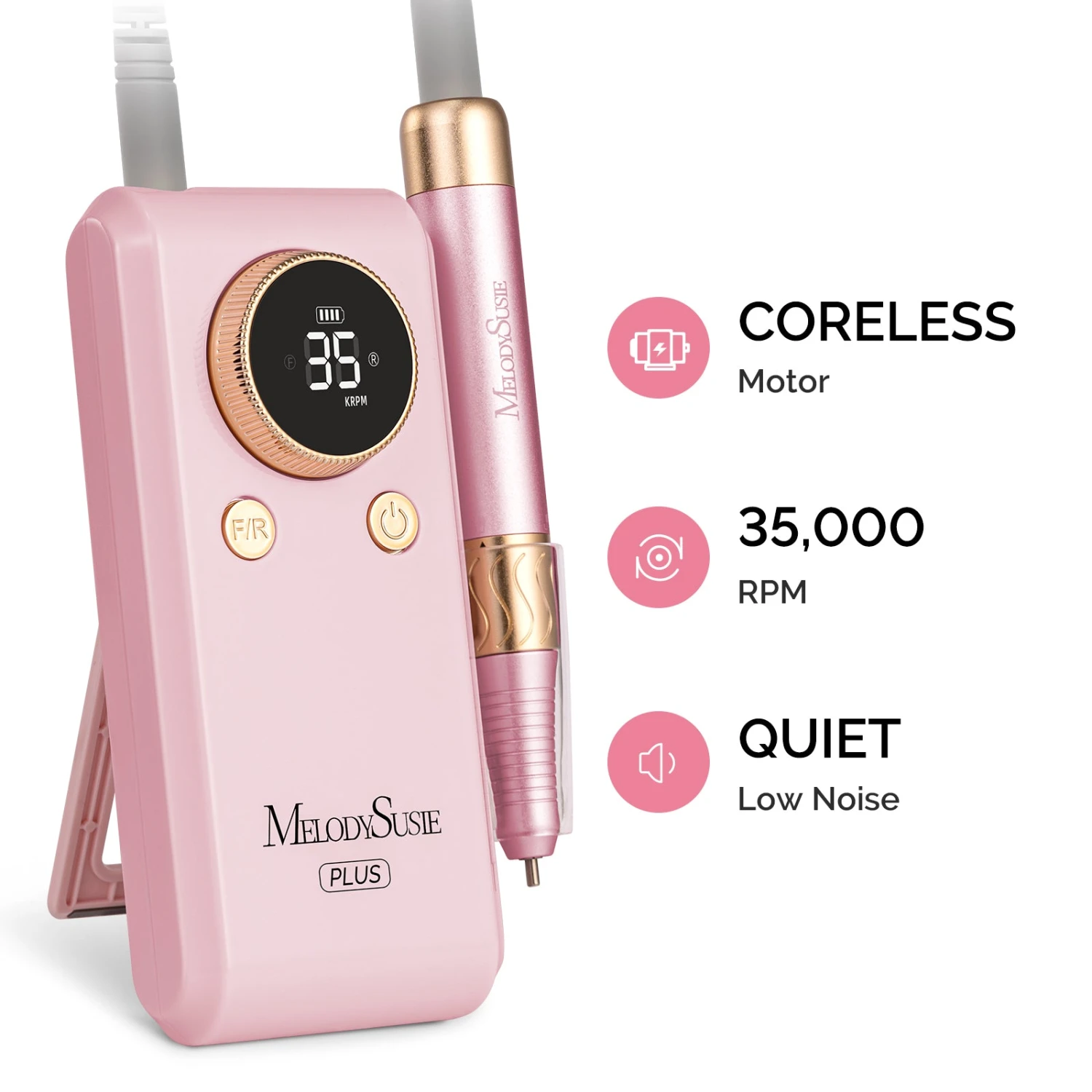 Handpiece For SM330G Rechargeable Nail Drill 4 Handpiece For SM330G Rechargeable Nail Drill - Image 2