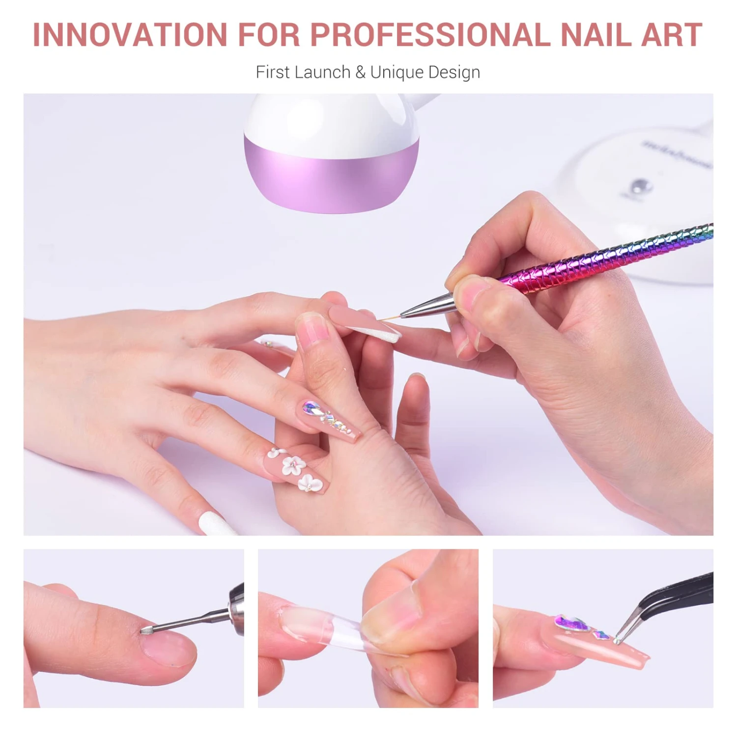 S-Pro09M(Spro09D) 2 In 1 UV LED Nail Art Lamp 4 S-Pro09M(Spro09D) 2 In 1 UV LED Nail Art Lamp - Image 2