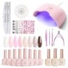 Gel Nail Polish Kit With UV Light P-ART06F